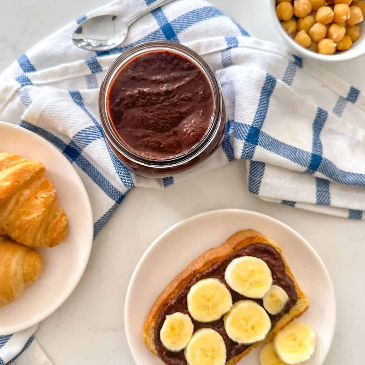 Nut-Free Nutella Swap: Healthy Chickpea Chocolate Spread Recipe